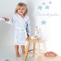 Miniatyrbild 1 av 3: Barnmorgonrock - TI-TIN - Ljusblå - Mjuk och Absorberande - 3 till 4 år - Stjärnmönster