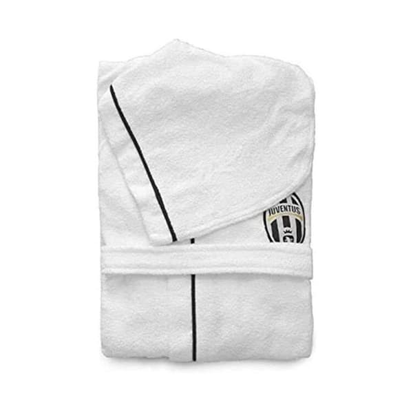Morgonrock - badrock (utom barnprodukter) Juventus - 96330702131 - Morgonrock, 100% bomull, Vit, 40 x 30 x 8 cm