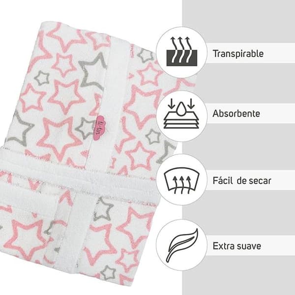 Barnrok - TI-TIN - Stjärnmönster - Mjuk - Absorberande - 1 till 2 år