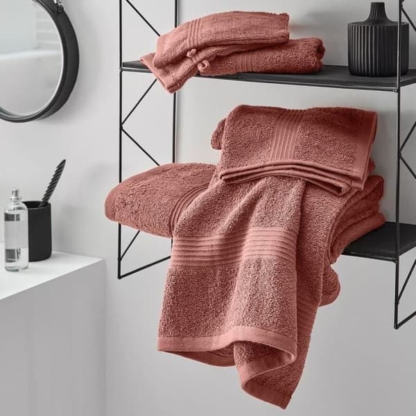 TODAY Essential - Maxi badelagen 90x150 cm 100% bomuld terracottafarvet