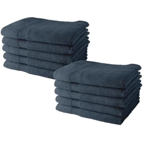 10-pack TODAY-handdukar 50x90 cm 100 % bomull - Denim