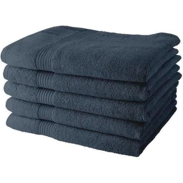 Sæt med 5 TODAY badehåndklæder 70x130 cm 100% bomuld - Denim
