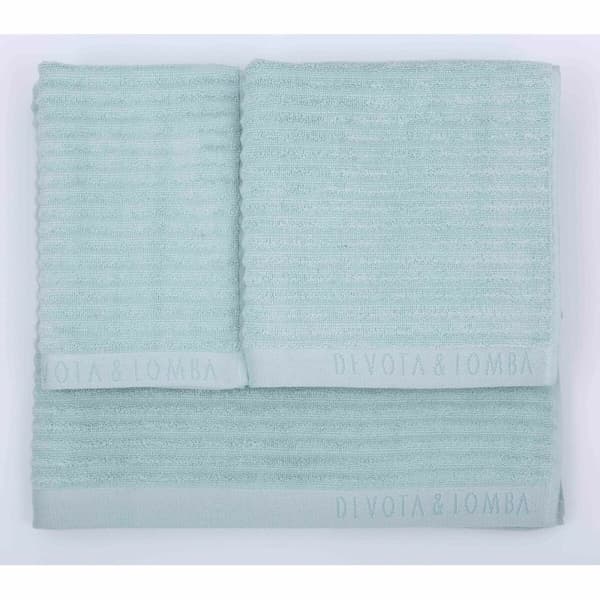 Handduksset Devota & Lomba Grön 100% bomull (3 pcs)