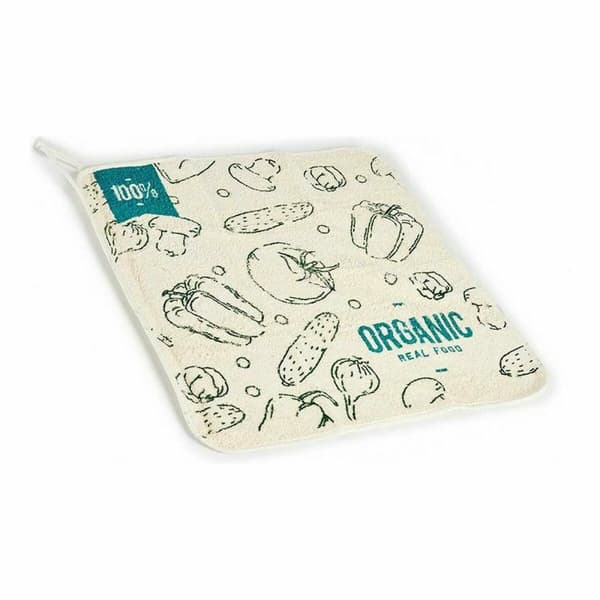 Kökstextil Kinvara 1220 Vit Grön 50 x 0,3 x 50 cm (12 antal)