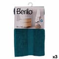 Miniatyrbild 1 av 3: Badhandduk Berilo 89674 Blå 80 % bomull 20 % Polyester 70 x 130 cm (3 antal)