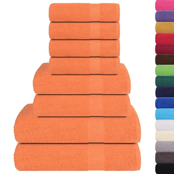 Handdukar 8 st orange 360 gsm 100% bomull