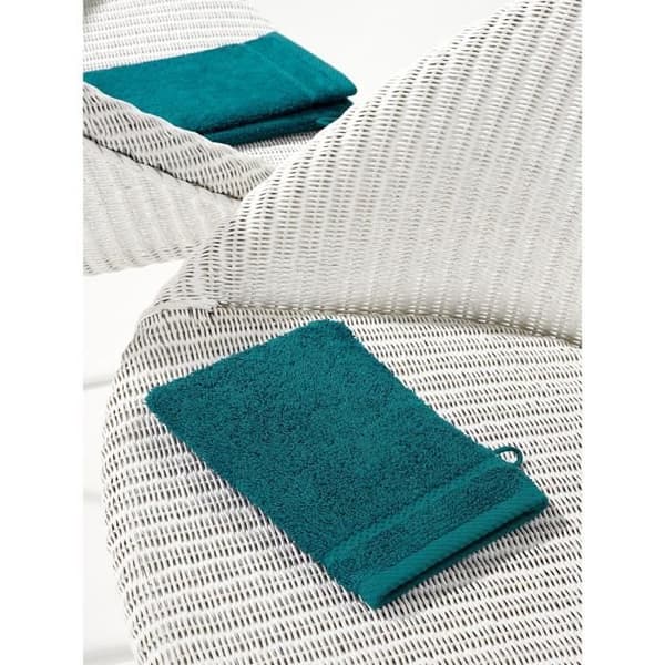 STEPHANIE - Set med 4 handskar - 100 % kammad bomull - Färg Sapin Lake Green - 540 g-m²