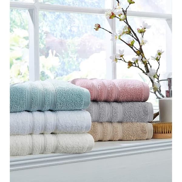 Catherine Lansfield Zero Twist 100% bomull Mikro Fil Handduk, Natur - TW/42260/W/HT/NT