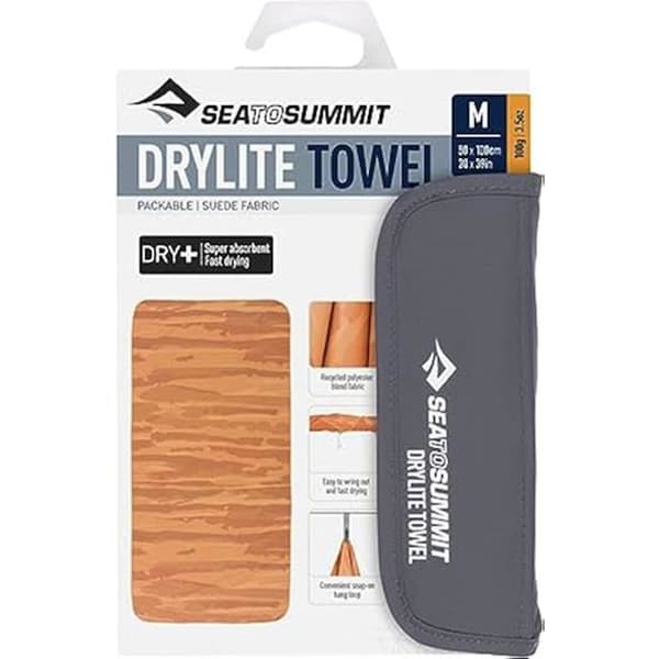 Handduk - SEA TO SUMMIT - DryLite Medium - Syntetisk - Outback Sunset - 75 x 150 cm