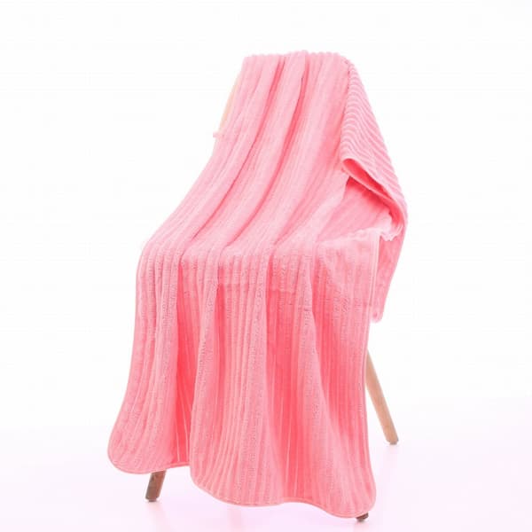 Set med mikrofiberhanddukar - 50/100 cm och 70/140 cm, rosa våg