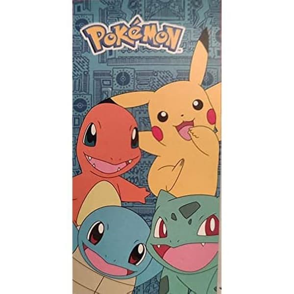 Original Pokémon badhandduk, strandhandduk 70x140cm