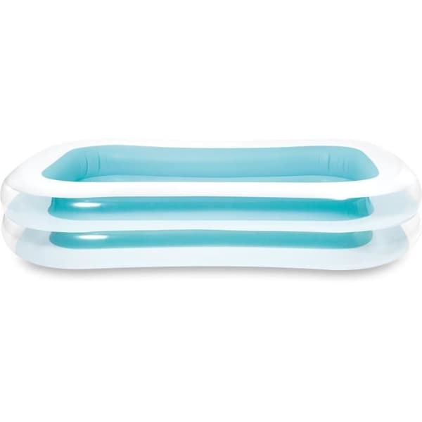 INTEX Rektangulär uppblåsbar pool för familjen - 2.62x1.75x0.56m