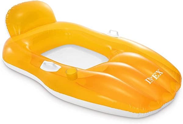 INTEX Chill 'n Float Badfåtölj Gul