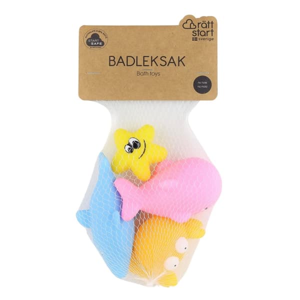 Badelegetøj, Coral Animals 4-pack - den rigtige start