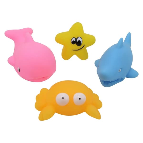 Badelegetøj, Coral Animals 4-pack - den rigtige start