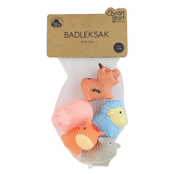 Badleksak, Bondgårdsdjur 5-Pack - Rätt Start