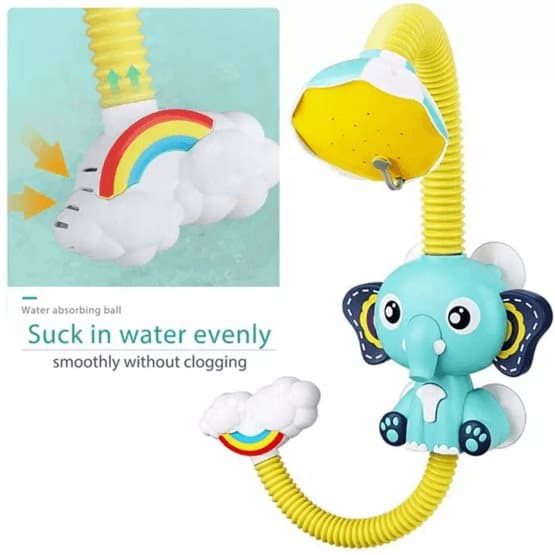 Badleksak Elefant Sprinklerdusch - Rosa