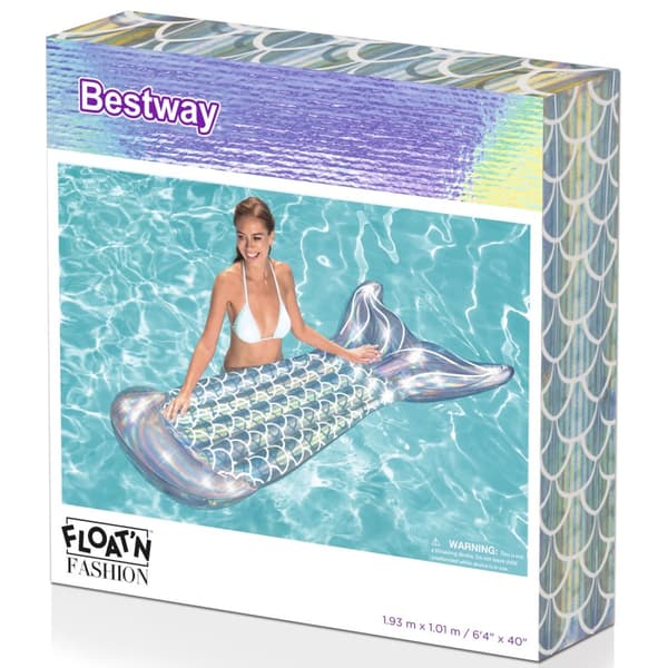 Bestway Luftmadrass 1,93 m Rainbow shimmer