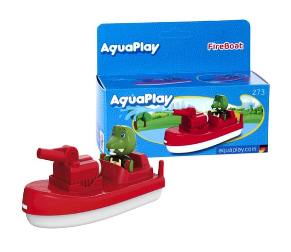 Brandbåt med Krokodil Aquaplay