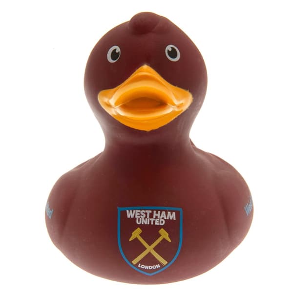 West Ham United FC Duck Bath Toy Claret Red/Yellow/Blue One Size