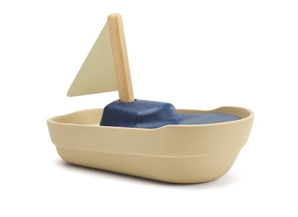 Plan Toys - Stor segelbåt 21 cm - BYXA