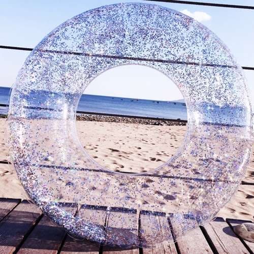 Badring med Glitter - 91 cm