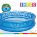 Miniatyrbild 2 av 2: Soft Side Pool rund uppblåsbar pool för barn och familjer - INTEX - 188x46cm - Kapacitet 666L - Blå