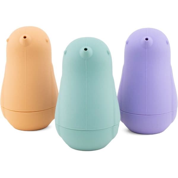 Badleksaker - Ulysses - Sprutande fåglar - BPA-fritt silikon - 3 delar - Unisex