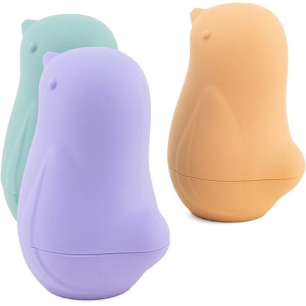 Badleksaker - Ulysses - Sprutande fåglar - BPA-fritt silikon - 3 delar - Unisex
