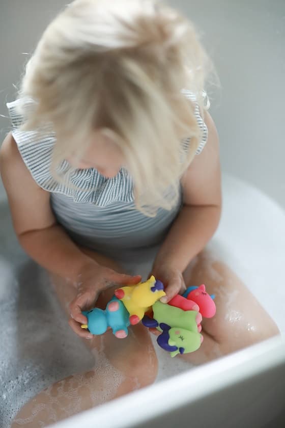 Badleksaker Enhörningar 4-pack Rätt Start