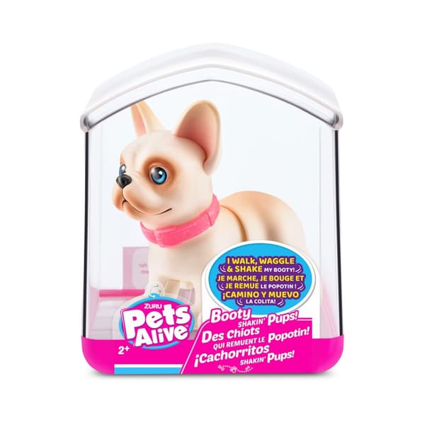 Pets Alive Booty Shakin' Pups Fransk Bulldog Beige/hvid