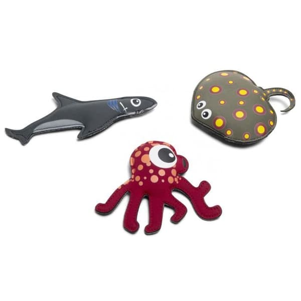 BS Toys Dykspel - Neoprendjur - Haj, Ray och bläckfisk - För barn - Poolleksak