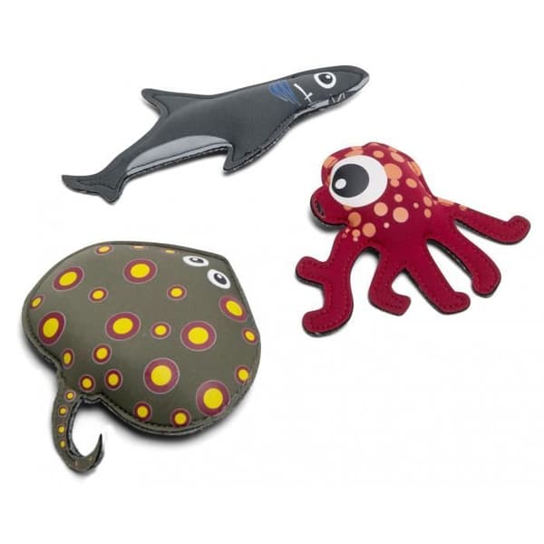 BS Toys Dykspel - Neoprendjur - Haj, Ray och bläckfisk - För barn - Poolleksak