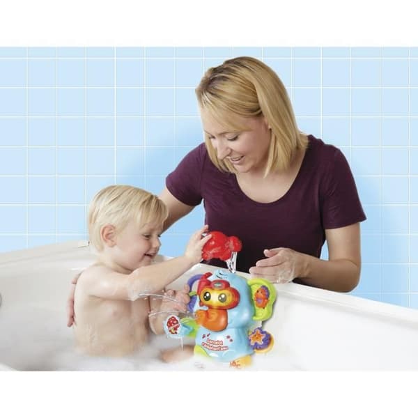 VTECH BABY Bath Toy - Lancelot the Water Elephant - Vattensprinkler - 12 månader och uppåt