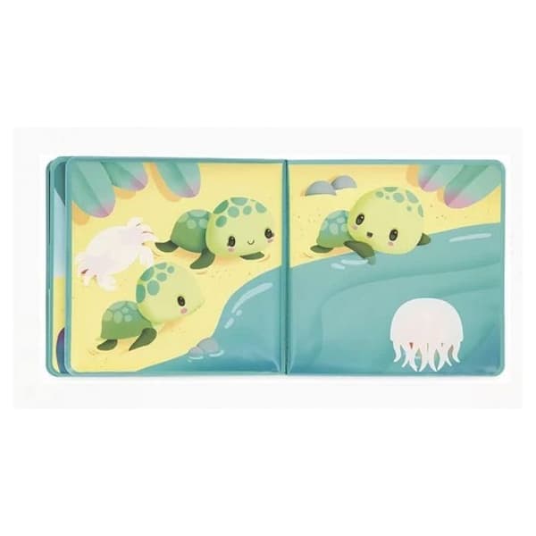 Magic Bath Book Life of Sea Turtles - JANOD - Badleksak - Från 10 månader
