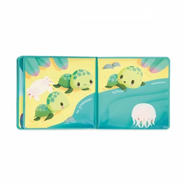 Magic Bath Book Life of Sea Turtles - JANOD - Badleksak - Från 10 månader