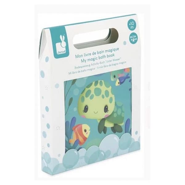 Magic Bath Book Life of Sea Turtles - JANOD - Badleksak - Från 10 månader