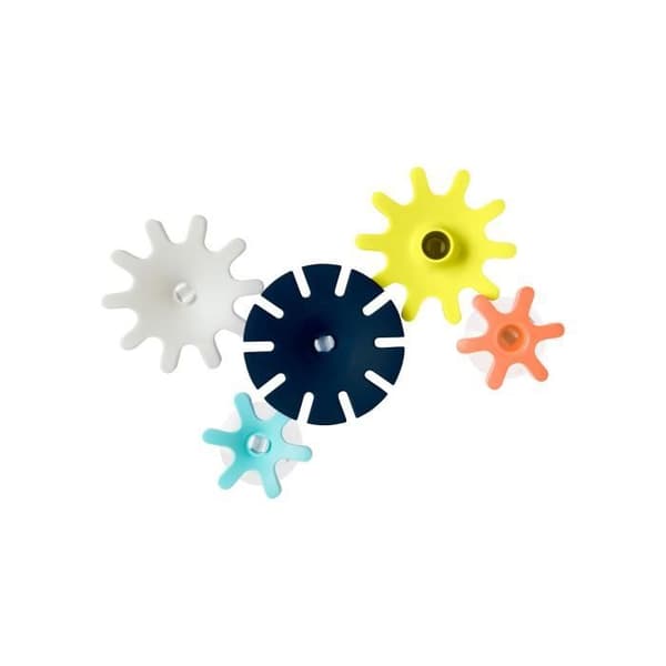 Badleksak - TOMY - COGS - 5 hjul - Gul - Barn - Blandat