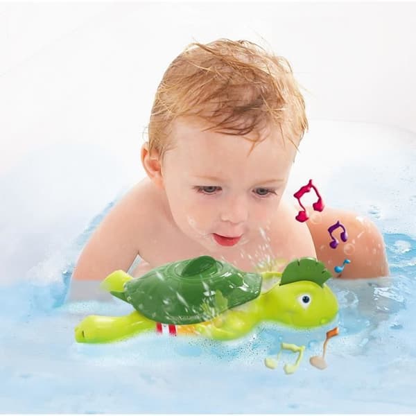 TOMY TOOMIES Badleksak - Gloup Gloup the Turtle - Grön - För pojkar från 6 månader och uppåt