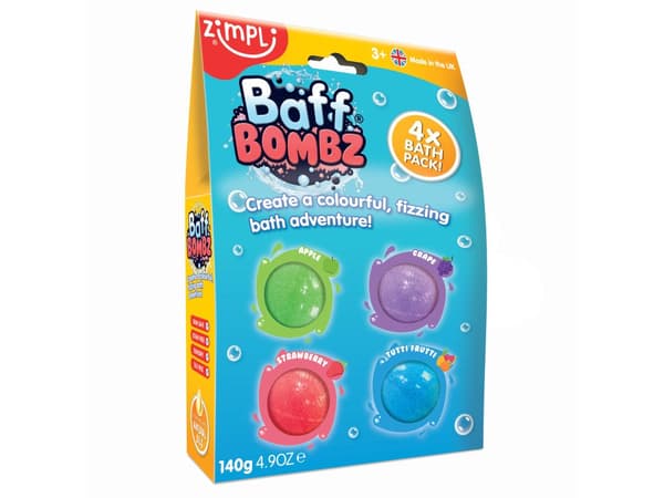Zimpli Kids 4-Pack Baff Bombz Simba Toys