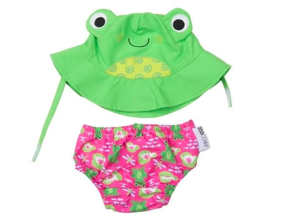 Zoocchini - Frog Jersey och hatt (3-6M) - ELEMENT FÖR BARN