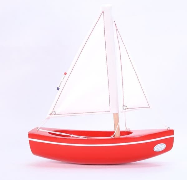 Maison Tirot - Boat Le Sloop röd 21cm - TIROT