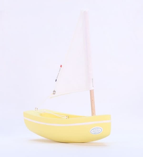Maison Tirot - Båt Le Bâchi gul 17cm - TIROT