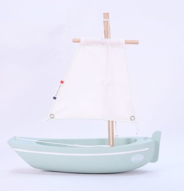 Maison Tirot - Båt Le Misainier vattengrön 22cm - TIROT
