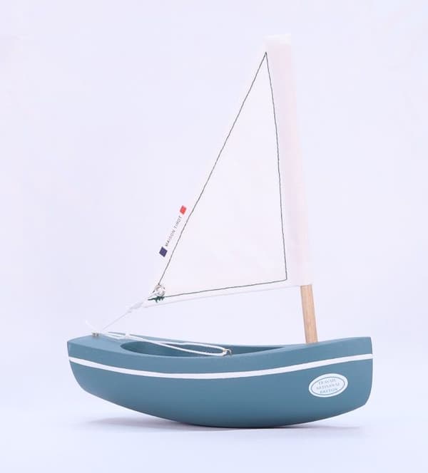 Maison Tirot - Båt Le Bâchi avgrundsgrön 17cm - TIROT