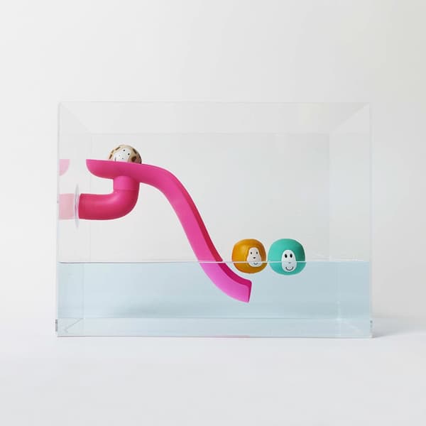 Matchstick Monkey Bathtime Slideset Pink