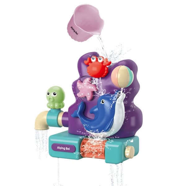 WOOPIE BABY delfin badevandslegetøj + kop
