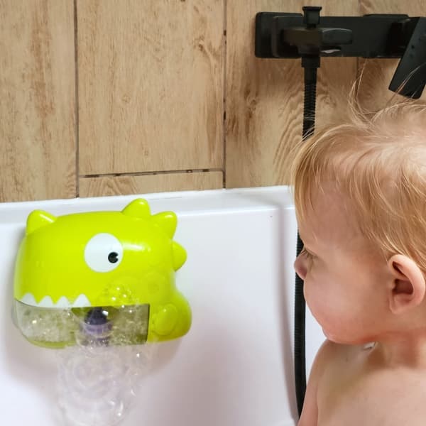WOOPIE Dinosaur Skummande Badleksak Grön
