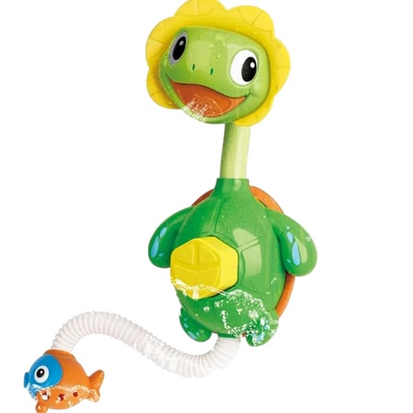 woopie baby bad legetøj skildpadde mini brusebad springvand