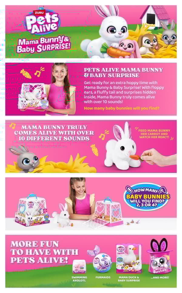 Pets Alive Mama Bunny Surprise